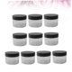 thumbnail image 3 of unbranded 10Ud Plásticos Negros Con Tapa Para Cremas Y Cosméticos Portátiles, 3 of 8