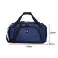 thumbnail image 3 of Bolsa De Ejercicios Bolsa De Ejercicios Bolsa de fitness Bolsas de gimnasio portátiles de gran capacidad para fútbol al aire libre (Azul), 3 of 8