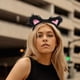 thumbnail image 2 of KAKOWELY 2 diademas con orejas de gato para adultos, diademas peludas para fiestas, disfraces, cosplay, orejas de animal, adorables diademas con orejas de gato., 2 of 5