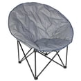 thumbnail image 1 of Chaise de Camping en Plein Air, Chaise de Camping Rembourrée Pliable, Gris, 1 of 7