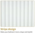 thumbnail image 4 of GVN Nightstand, Bedside Table,White P2 Density Board Wavy Pattern Drawer Front Two-Drawer Bedside Cabinet, 4 of 12