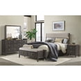 thumbnail image 3 of Intercon Furniture Portia Bedroom Wood King Upholstered Headboard in Gray, 3 of 4