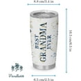 thumbnail image 2 of Grandma Cup Stainless Steel 20Oz, Grandma Tumbler, Best Grandma Ever Gifts, Grandma Gifts From Grandchildren, Mother''s Day Gifts for Grandma Nana Mimi, 2 of 6