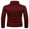 thumbnail image 3 of Mens Slim Fit Casual Turtleneck Sweaters Knitted Pullover Thermal Sweaters, 3 of 5