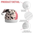 thumbnail image 4 of Pofeuu Pink Cheetah Art Print Santa Hat, Christmas Hat Holiday for Adults Unisex Comfort Extra Thicken Xmas Hat for New Year Festive Party, 4 of 6