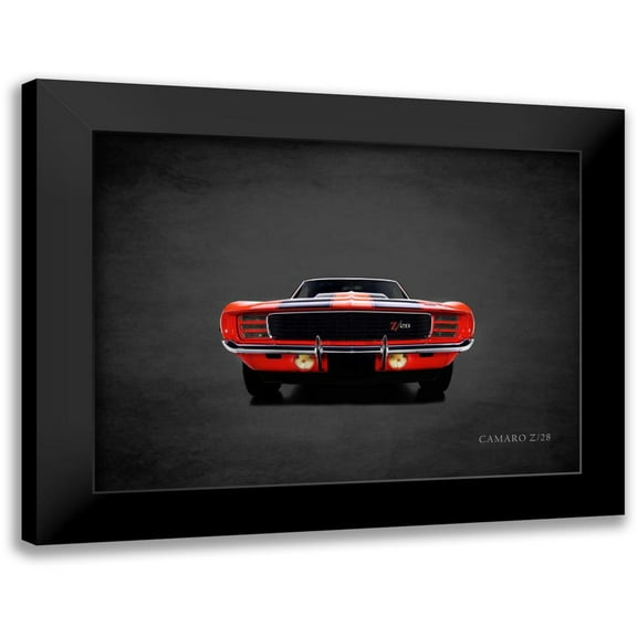 Rogan, Mark 14x12 Black Modern Framed Museum Art Print Titled - Chevrolet Camaro Z28 1969