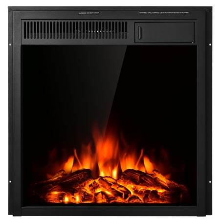 

Topbuy Freestanding & Recessed Electric Fireplace Heater with Remote Control