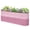 8'x2'x3' Pink, variant on KING BIRD 8x2x3 ft Raised Garden Bed 12 in 1 Galvanized Steel Metal Planter Garden Box Outdoor for Gardening, Vegetables, Flowers, Beige