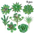 thumbnail image 2 of 8PCS Artificial Succulent Plant Mini Faux Succulent Unpotted Succulent Plant, 2 of 9