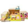 Manhattan Toy MiO Playing, Eating, Sleeping, Working, + 2 People Modular Building Set