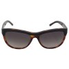 thumbnail image 1 of Burberry BE 4176 3462/11 - Top Black/Light Havana by Burberry for Women - 56-16-140 mm Sunglasses Burberry Burberry, 1 of 1