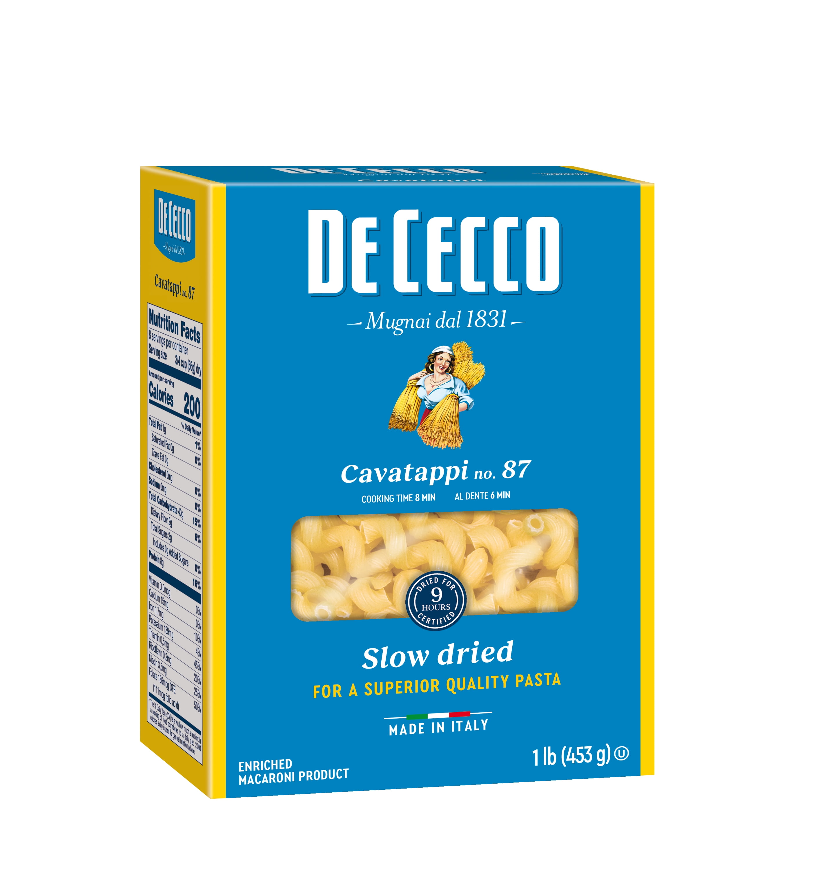 (3 pack) De Cecco Cavatappi No. 87 Pasta, 16 oz