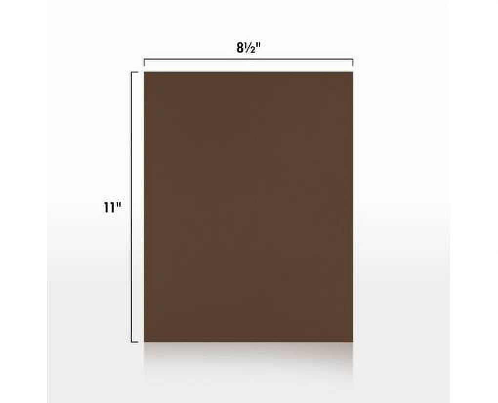 LUXPaper 8.5 x 11 Cardstock, 100 lb. Chocolate Brown, 1000/Pack