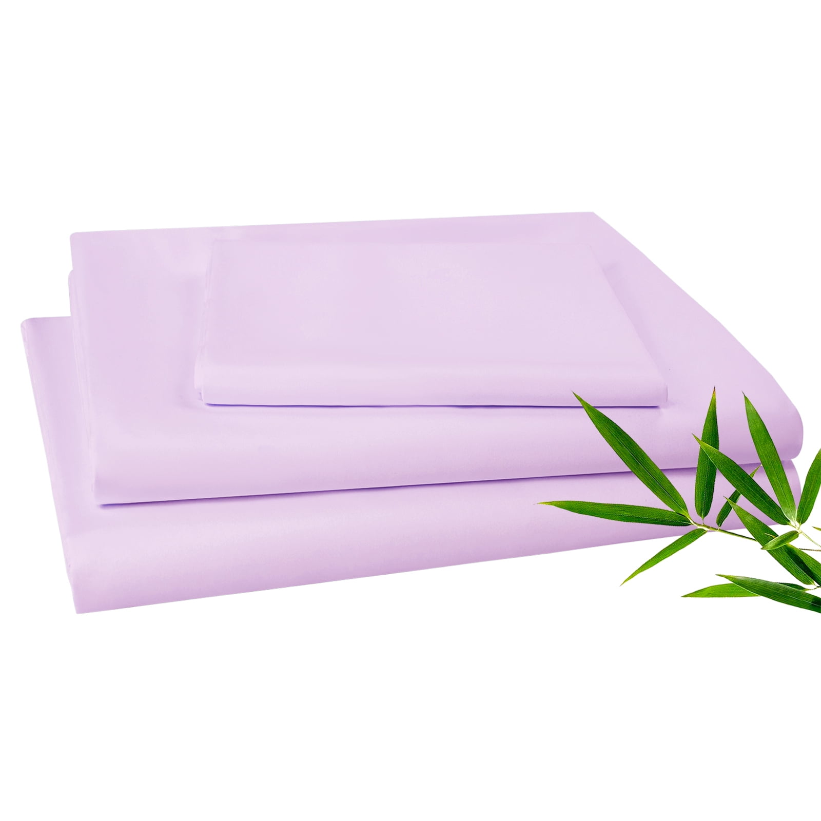 Bamboo Bed Sheets for Twin Size Bed 3Piece Silky Soft Cooling Sheet