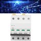 thumbnail image 4 of Disyuntores De Montaje En Riel DIN, Disyuntor En Miniatura 4P Confiable De 400 V Para Edificios Residenciales Cergrey C10A(10A), 4 of 8