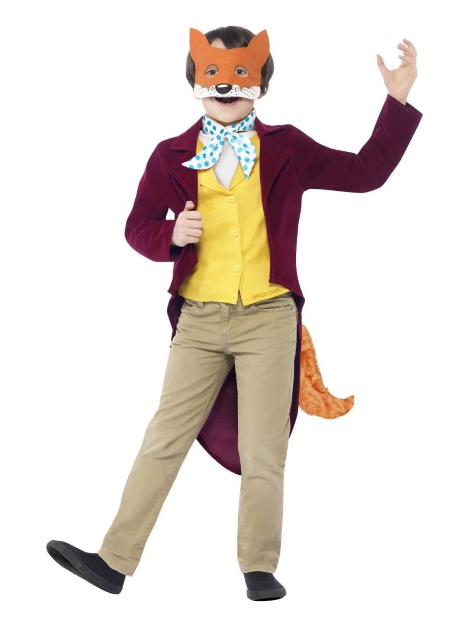 Roald Dahl Fantastic Mr Fox Story Animal Adults Mens Fancy Dress Costume 