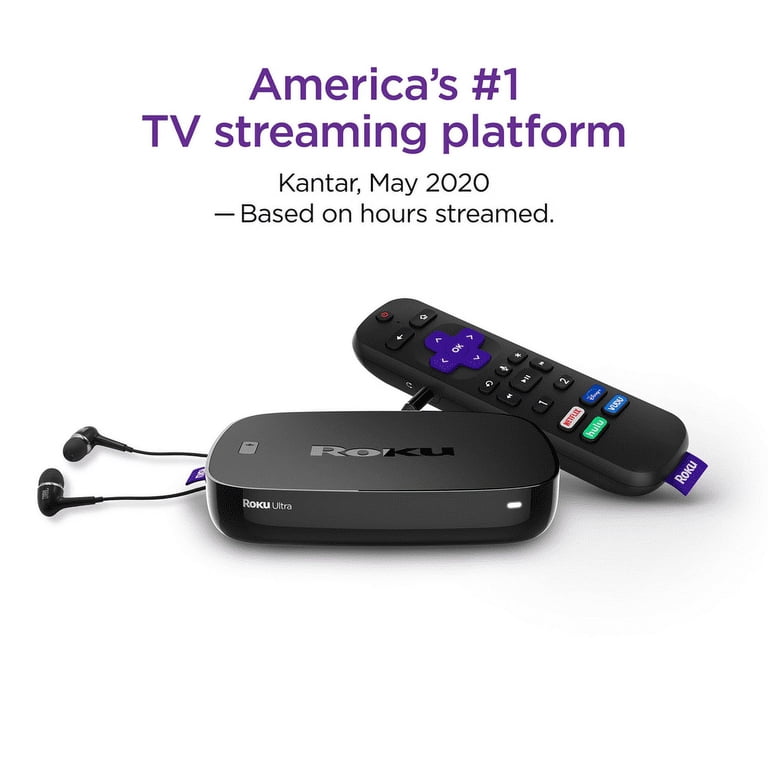 その他 Roku Ultra Streaming Media Player by Roku 2zzhgl6 Roku Ultra Streaming Media Player 4K UHD HDR with JBL Headphones