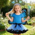 thumbnail image 2 of MEZZALL Girls With Headband And Skirt For Stage Performance Dress Up Party Cute Summer Clothes Sets for Child Playful Designs, 2 of 6