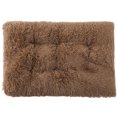 thumbnail image 2 of HEVIRGO Dogs Cushion Solid Color Keep Warmth Soft Texture Thickened Cat Dogs Sleeping Mat for All Seasons,Khaki S, 2 of 10
