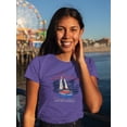 thumbnail image 2 of Racer Of The Sea Shaped T-Shirt Women -Image by Shutterstock, Female Large, 2 of 4