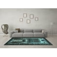 thumbnail image 3 of Ahgly Company Indoor Rectangle Persian Light Blue Traditional Area Rugs, 4' x 6', 3 of 4