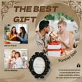 thumbnail image 3 of DESIGNICE Vintage Picture Frames,Wedding Card Photo Frames,Bedside Table Family Picture Frame,4.73"X3.55",Black, 3 of 7