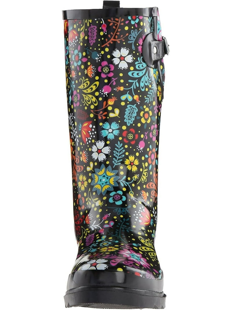 Western Chief Women's Printed Tall Rain Boots Garden Play