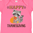 thumbnail image 4 of Inktastic Happy Thanksgiving Holiday Raccoon Boys or Girls Baby Bodysuit, 4 of 5