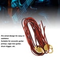 thumbnail image 4 of Piezoelectric Disk, Round Piezo Discs 12PCS Low Power Consumption Easy Installation Maximum 300 Ohm  Impedance  For Acoustic Guitar Pickup, 4 of 8