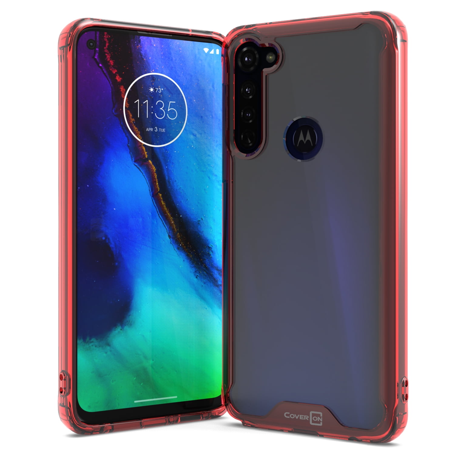 CoverON Motorola Moto G Stylus Case Clear Slim Fit Hard Protective