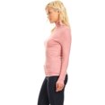 thumbnail image 3 of Women's Casual Solid Long Sleeve Fitted Turtleneck Sweater Top, 3 of 5