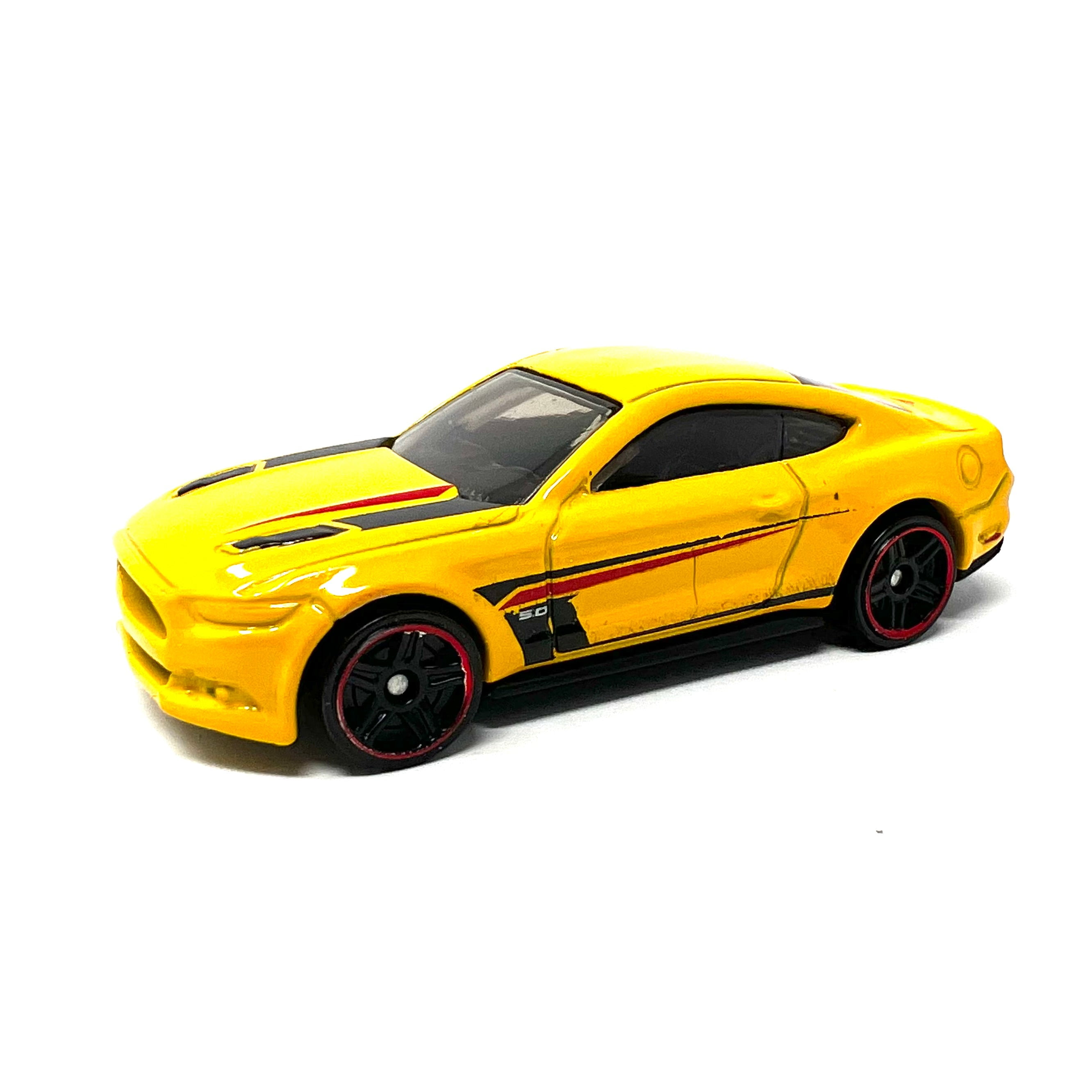 Hot Wheels 2015 Ford Mustang GT Yellow Loose - Walmart.com