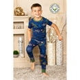 thumbnail image 4 of Pretigez Pyjama pour Garçons en Coton Biologique, Ensemble de Sommeil 2 Pcs, 4 of 8