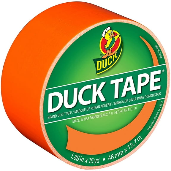 Duck 1265019 1.88" X 15 Yards Orange Duck Tape