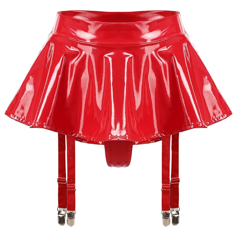 Pvc skirt suit hotsell