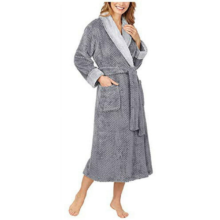 Carole Hochman Ladies' Plush Wrap Robe (Light Purple, Small