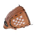 thumbnail image 3 of Soidarity Béisbol PU Guante de cuero Deportes al aire libre Béisbol Softbol Práctica Entrenamiento Guante Deportes Equipo Béisbol marrón 12.5 pulgadas Soidarity OD000036-05B, 3 of 6