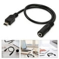 thumbnail image 2 of CIYISON Auditory Cable Mini USB Male To 3.5mm Female For Actived Mic Microphone Adapter, 2 of 11