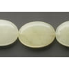 Flat Sea Green Jade Oval Beads Semi Precious Gemstones Size: 31x22mm Crystal Energy Stone Healing Power for Jewelry Making