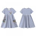 thumbnail image 7 of URMAGIC Little Girls Dress Short Sleeve Toddler Sundress Summer Apparel 2-7 Years, 7 of 7