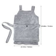 thumbnail image 2 of WEUVEB Pet Sling Carrier For Cats With Warmth Grey Plush 1Pack, 2 of 6