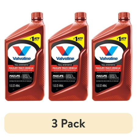(3 pack) Valvoline Multi-Vehicle Automatic Transmission Fluid - 1 Quart