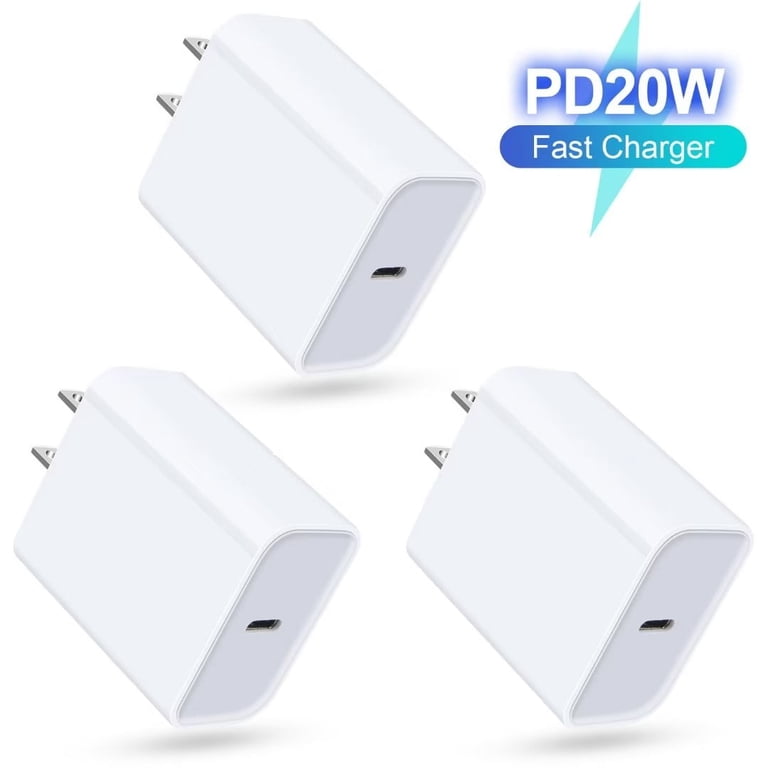 Ailkin USB-C Wall Charger Block, 20W, 3-Pack photo 1
