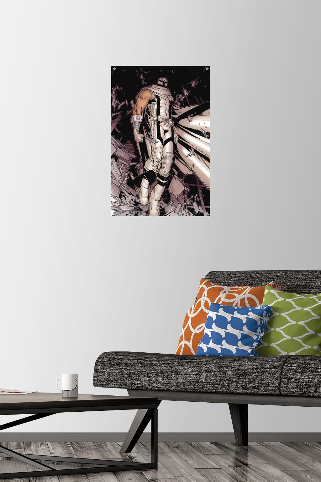 Marvel Comics - Magneto - Floating Wall Poster with Pushpins, 14.725" x 22.375"