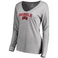 thumbnail image 2 of Women's Ash UNLV Rebels Proud Mascot Long Sleeve T-Shirt, 2 of 3