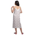 thumbnail image 2 of Moomaya Printed Sleepwear For Ladies WoMen's V-Neck Spaghetti Strap Nightdress, 2 of 6