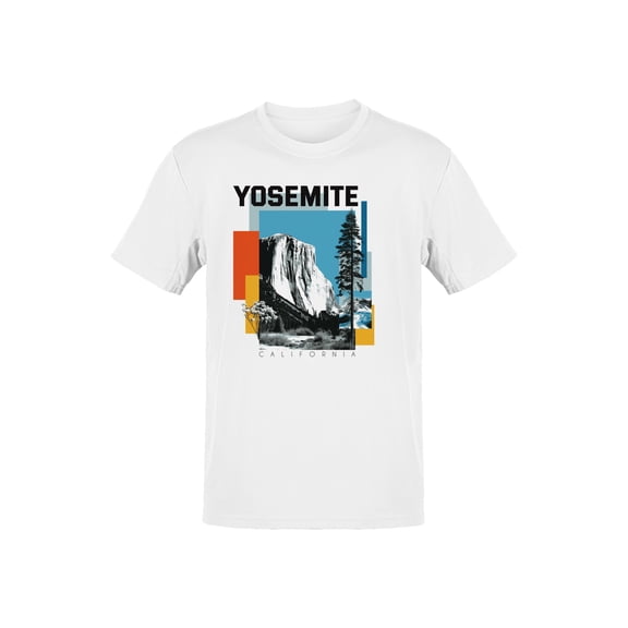 Yosemite California Vintage Men's White T-shirt