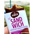 thumbnail image 3 of La Purita Nut Butter Filled Sandwich Cookies, Chocolate & Vanilla Cream, Gluten-Free, 1.23 OZ x 12 Count, 3 of 7
