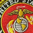 thumbnail image 2 of cloth hook and eye 32739 3.5 in. Dia. United States Marine Corps Embroidered Patch, 2 of 3