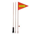 thumbnail image 1 of Bike Safety Flag Safety Warning Sturdy Adjustable Upgraded 4 Section Flagpole Durable Portable for Vehicle Mountain Bike Riding Adults Kids, 1 of 7